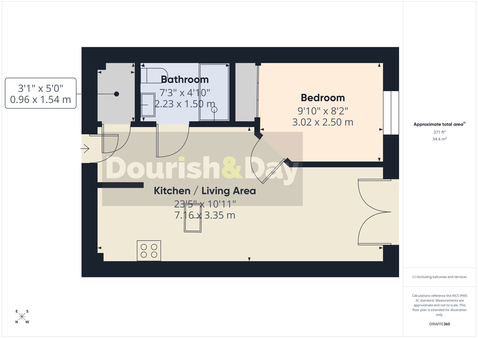 Apt 30, Brooklands House, Stafford floorplan