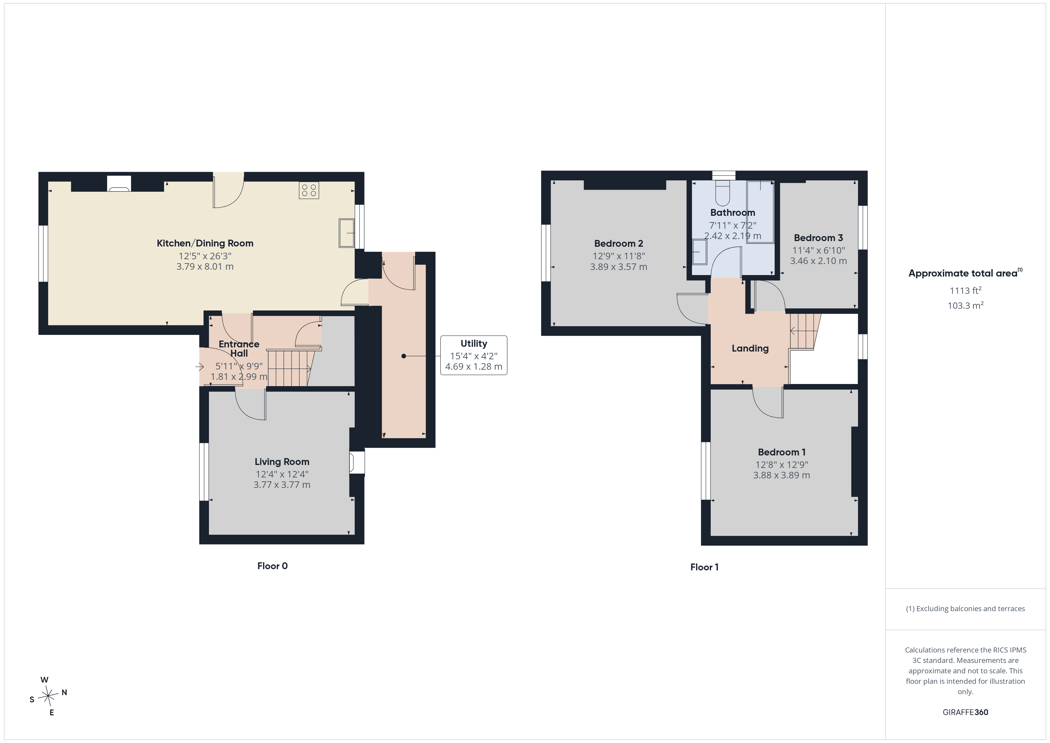 The Old School House,, Bradworthy, Devon floorplan