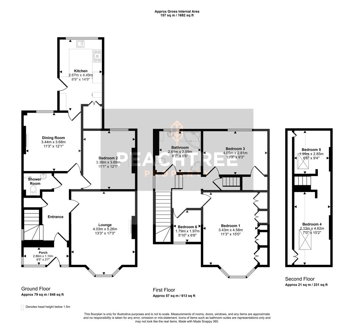 9, Glebe Street, Renfrew floorplan