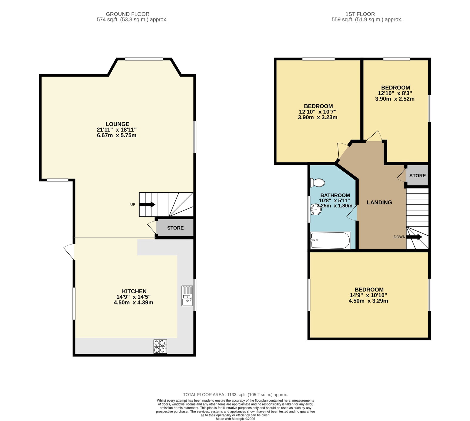 213, High Street, Stoke-on-trent floorplan