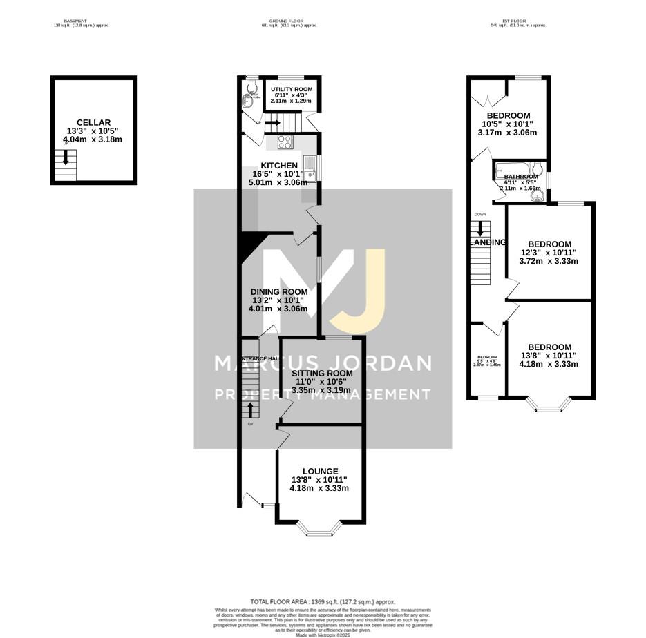 9, Wellingborough Road, Olney floorplan