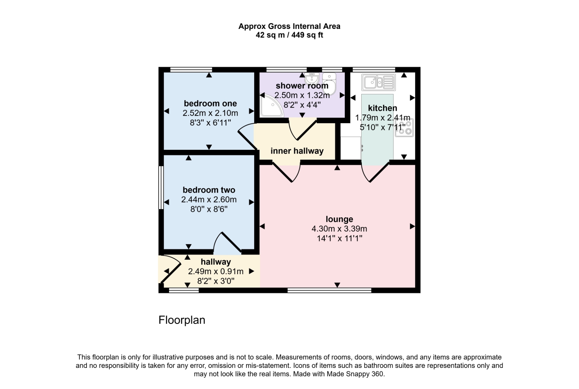 20 Baythorpe Caravan Park, Burgh Road, Skegness floorplan