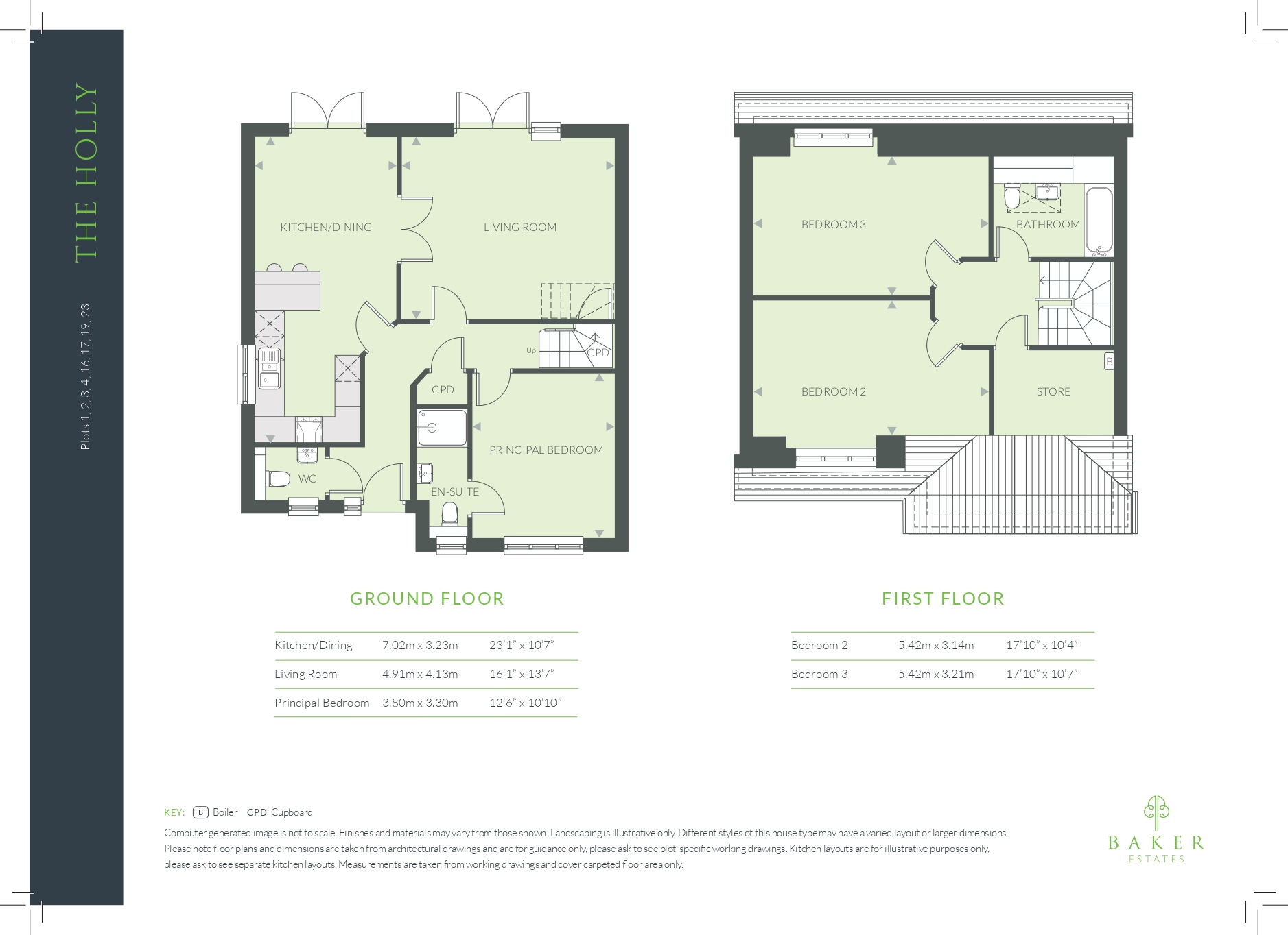 St Petroc, 28, Rosva Las Lowen, Cornwall, floorplan