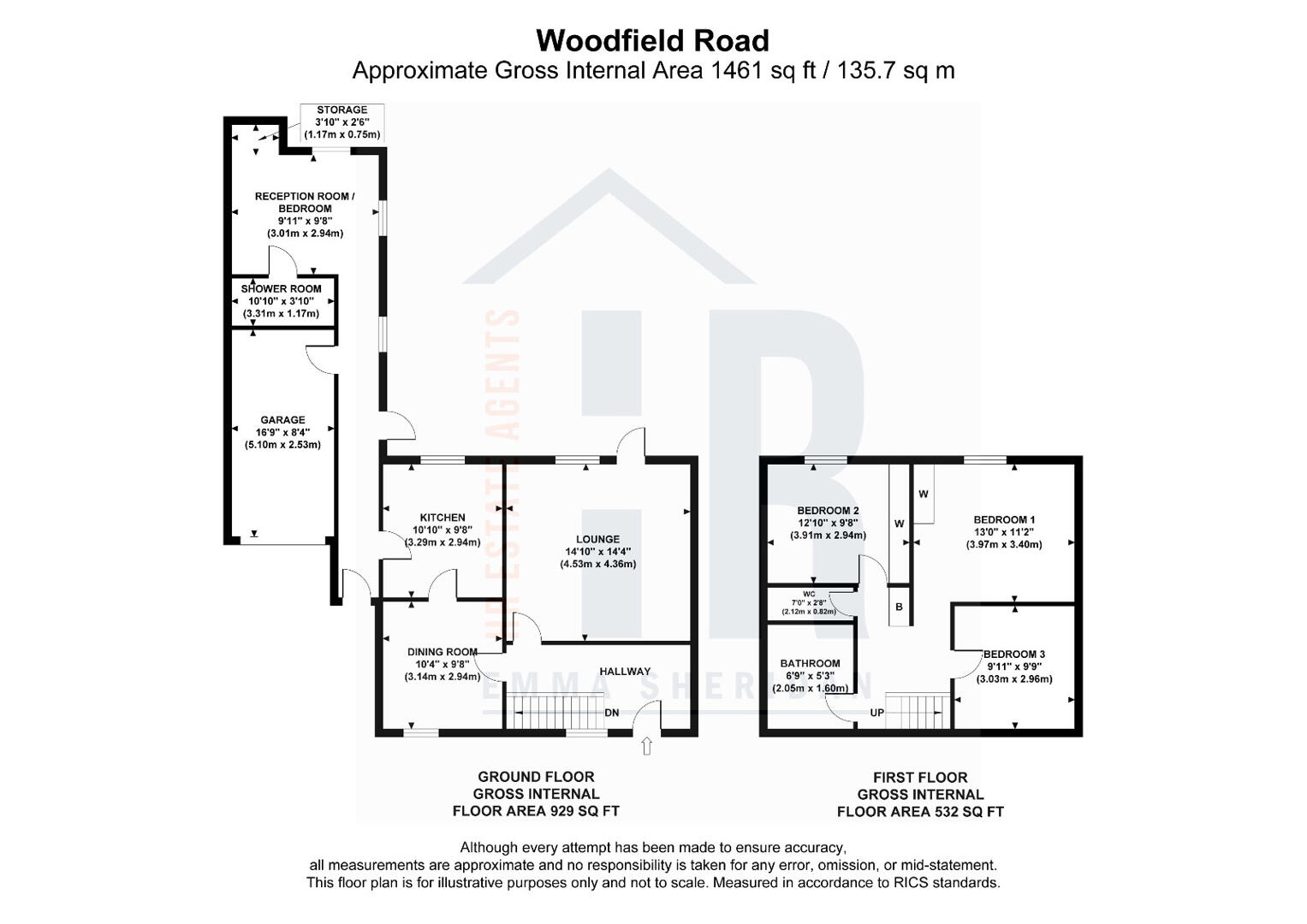 25, Woodfield Road, Coventry floorplan