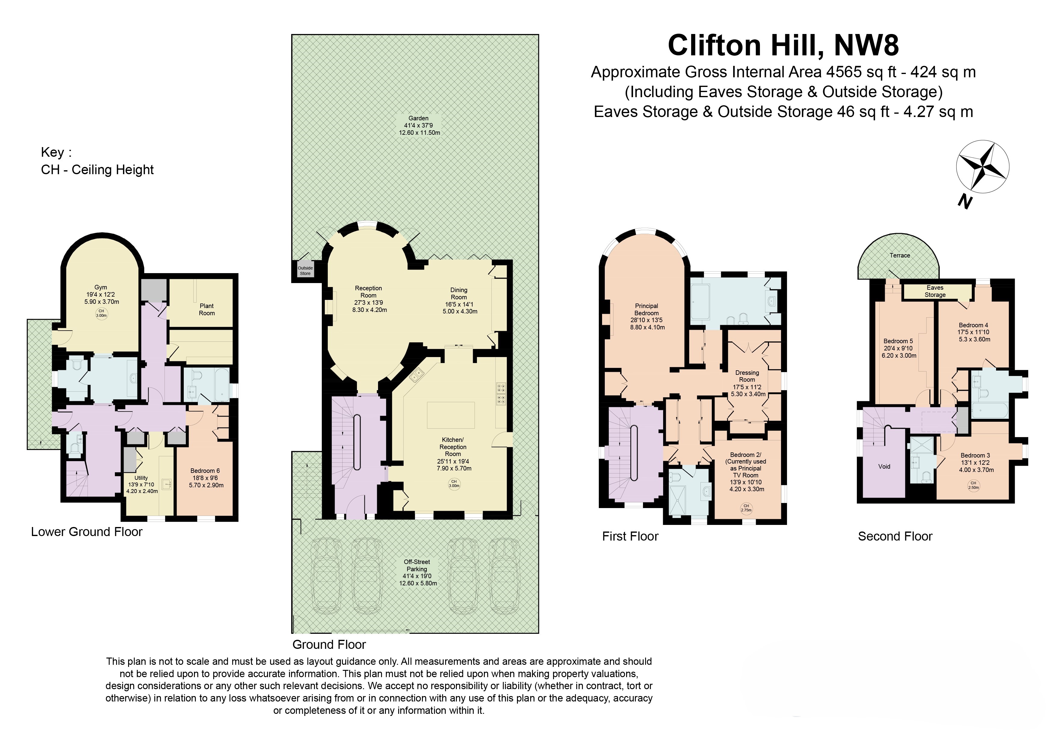 3, Clifton Hill, London floorplan
