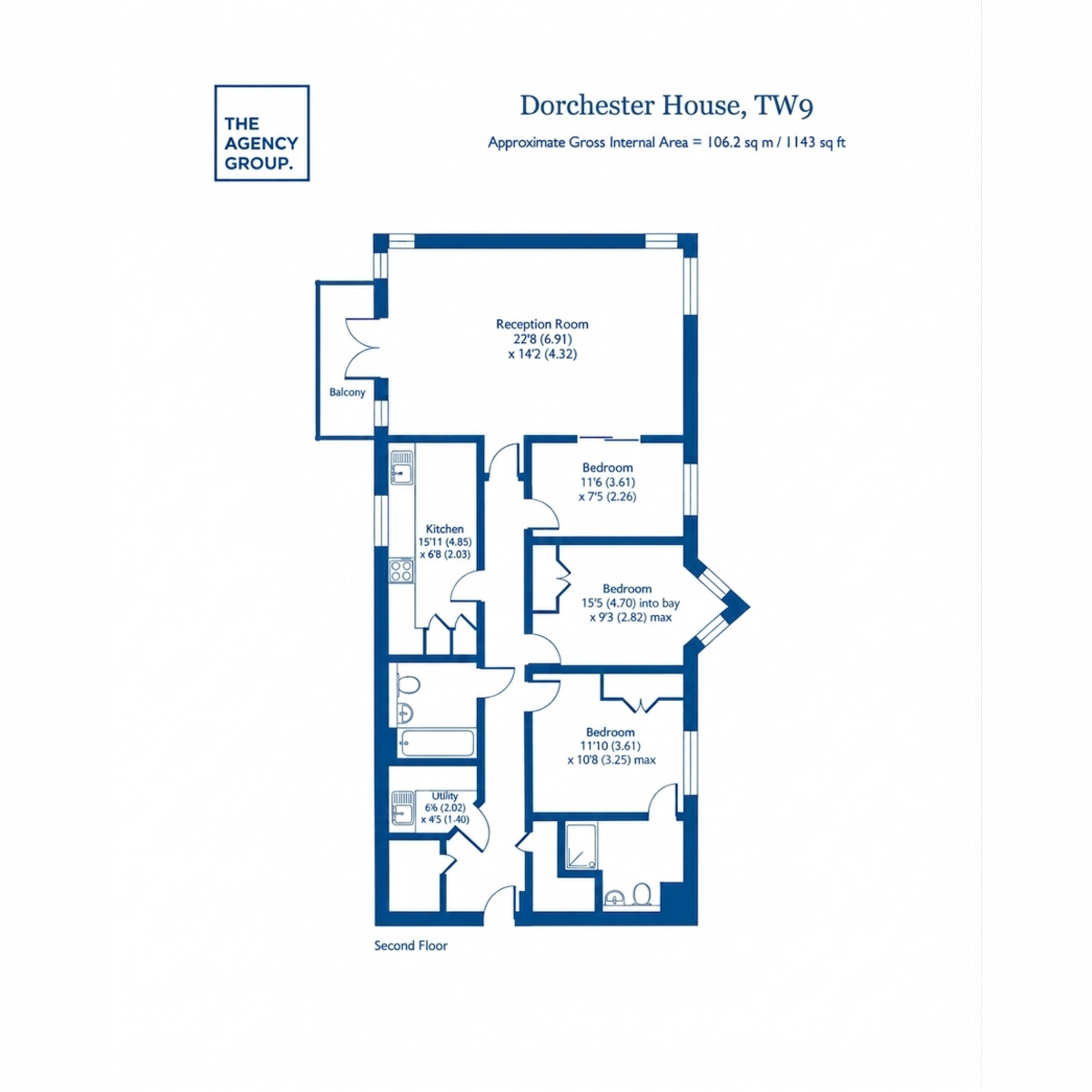 24, Dorchester House, Strand Drive floorplan