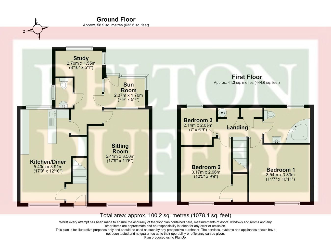 Green Lane Estate, Pudding Norton floorplan