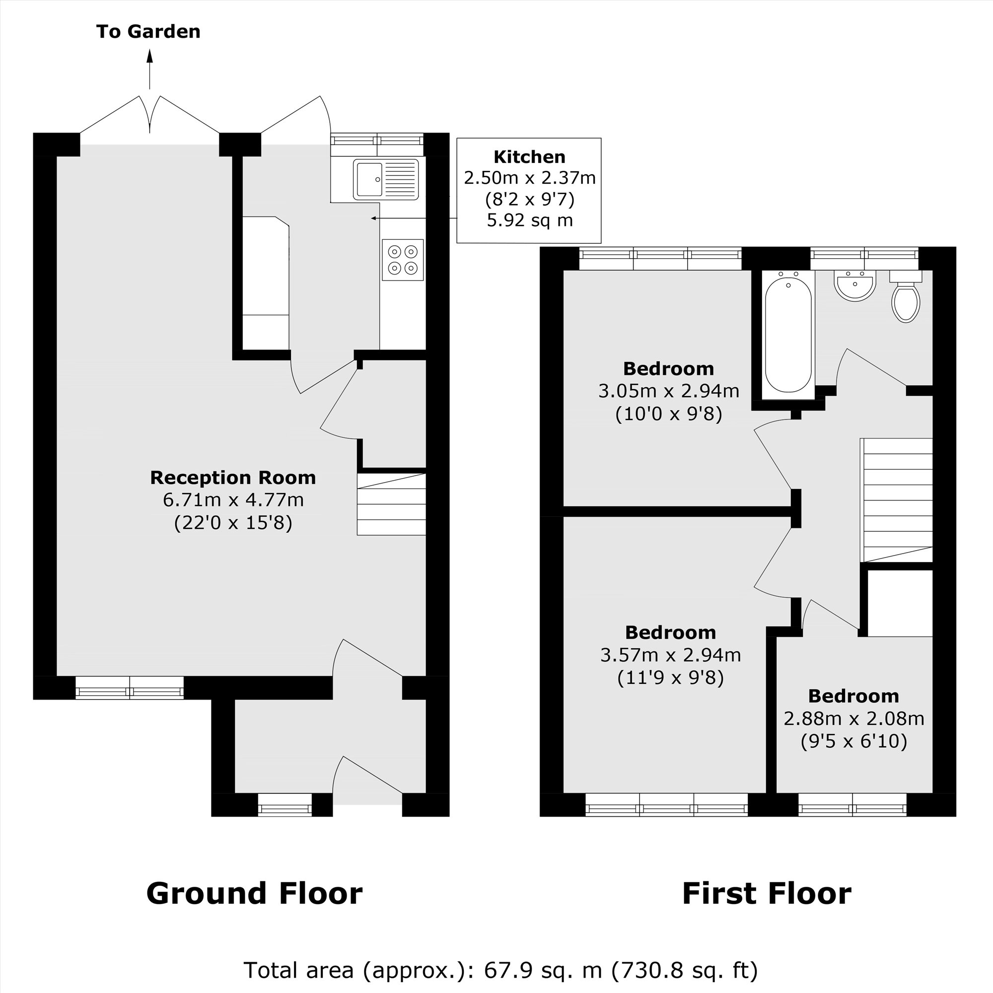 7, Poplar Grove, London floorplan