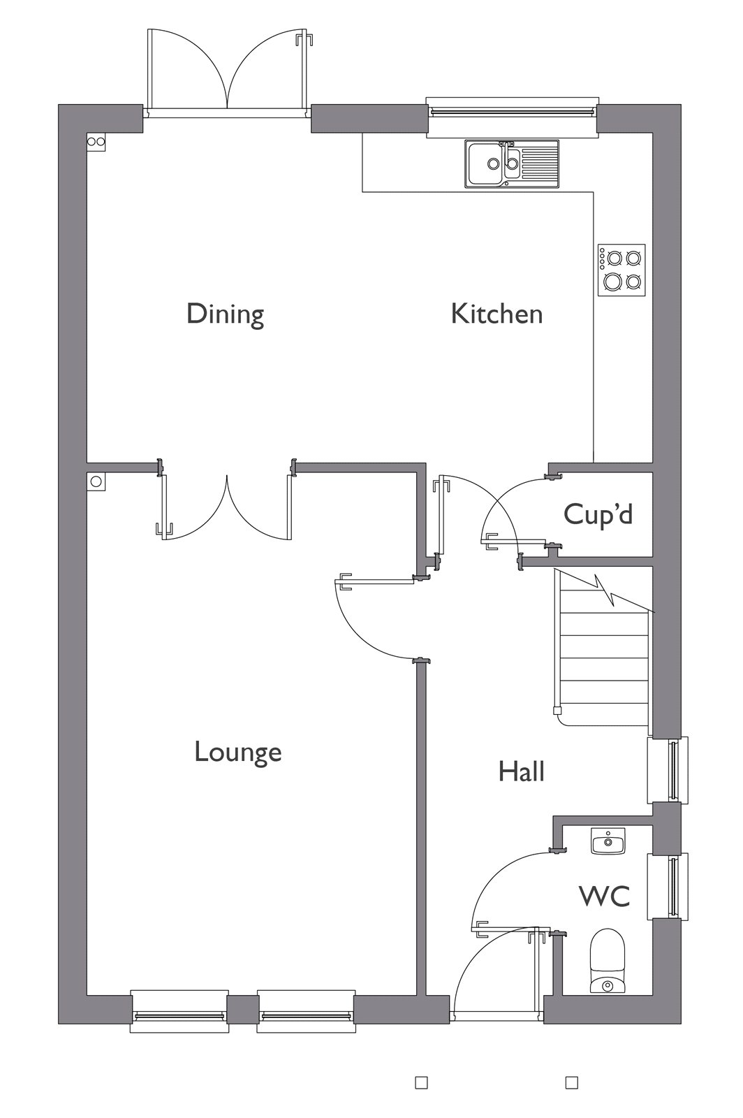 Plot 2 (Holton),, The Landings, Halesworth floorplan