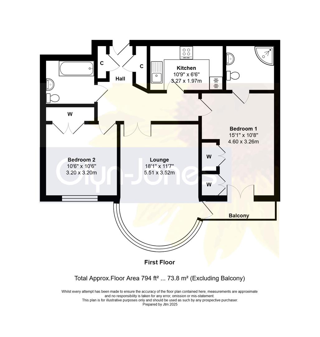 9 Pacific House, Oceanique, Harsfold Close, Rustington floorplan