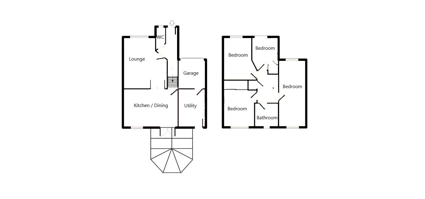 13, TON VIEW, KENFIG HILL floorplan