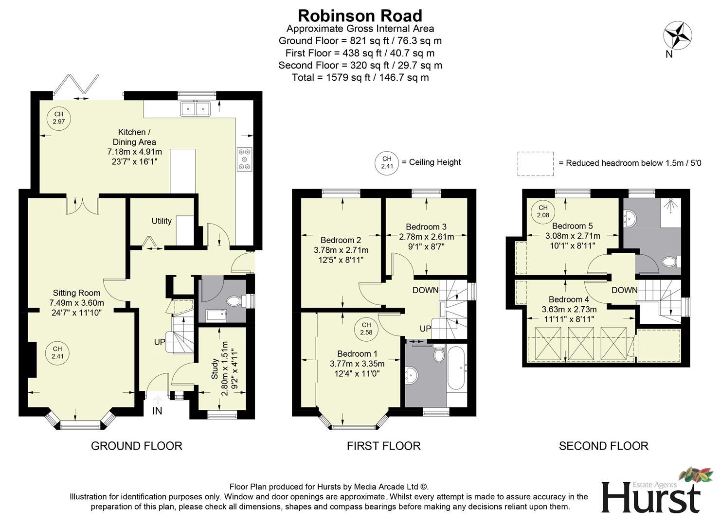35, Robinson Road, High Wycombe floorplan