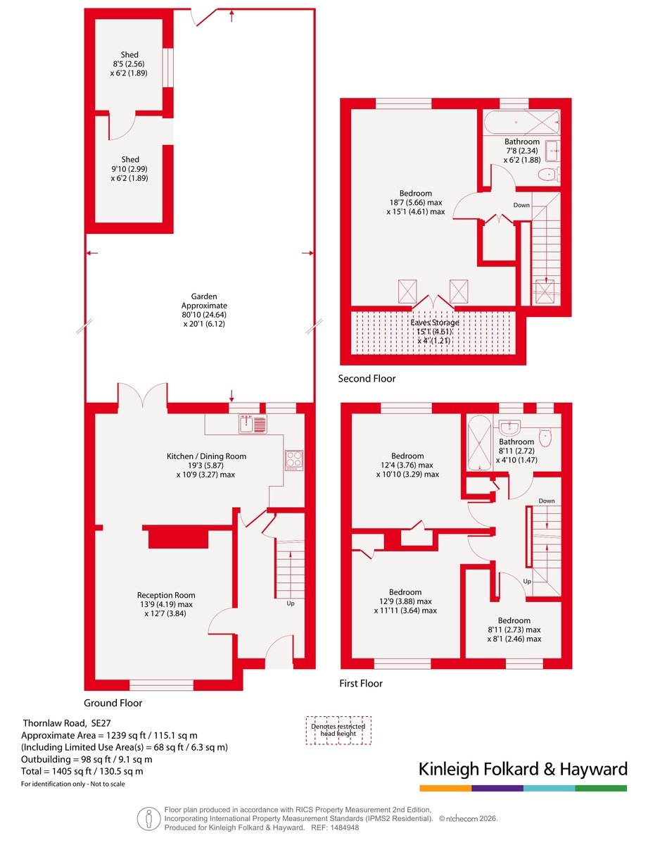 133, Thornlaw Road, London floorplan