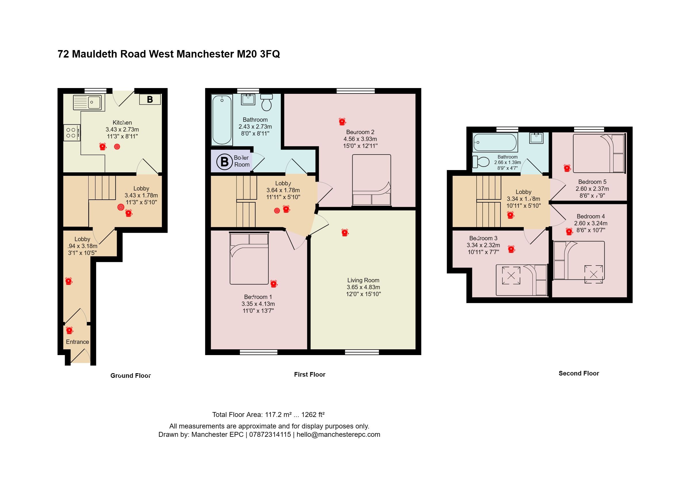72 Mauldeth Road West, Manchester floorplan