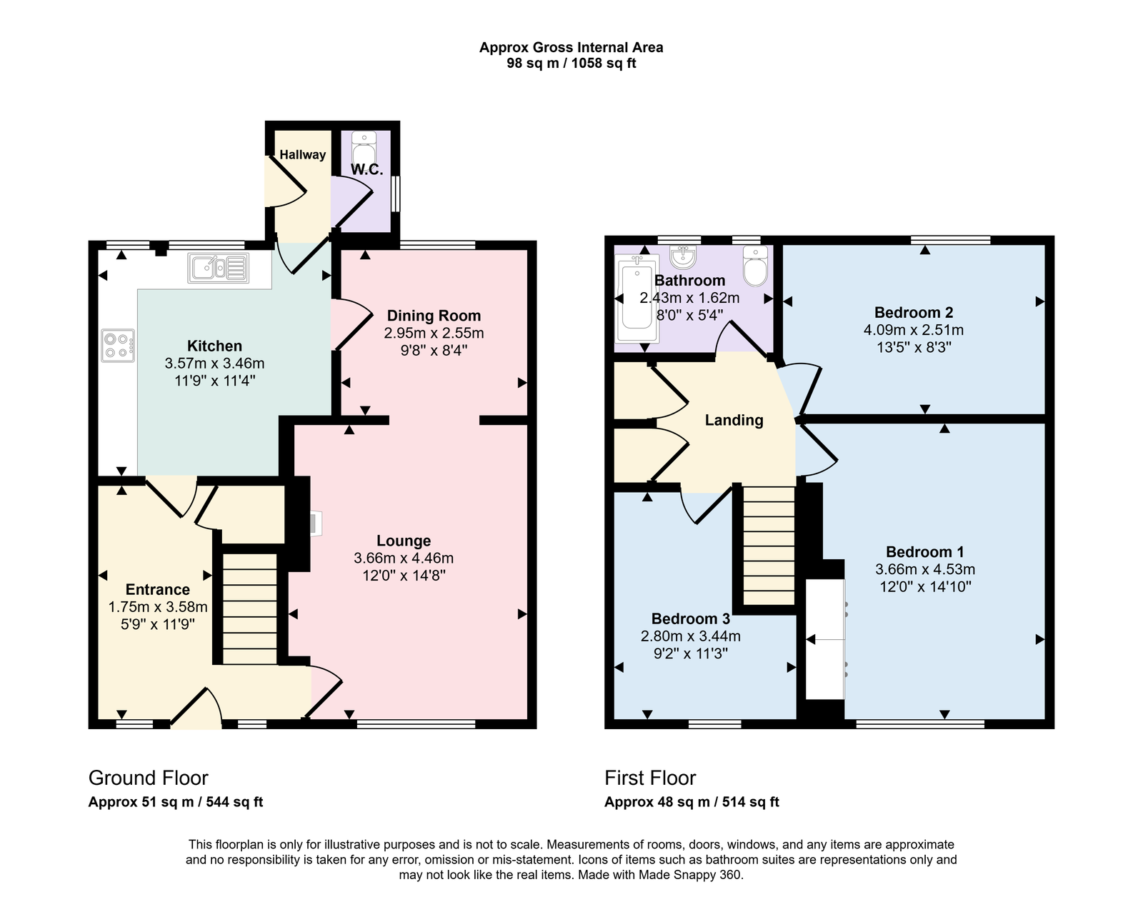 4, Forest Houses, Cleator floorplan