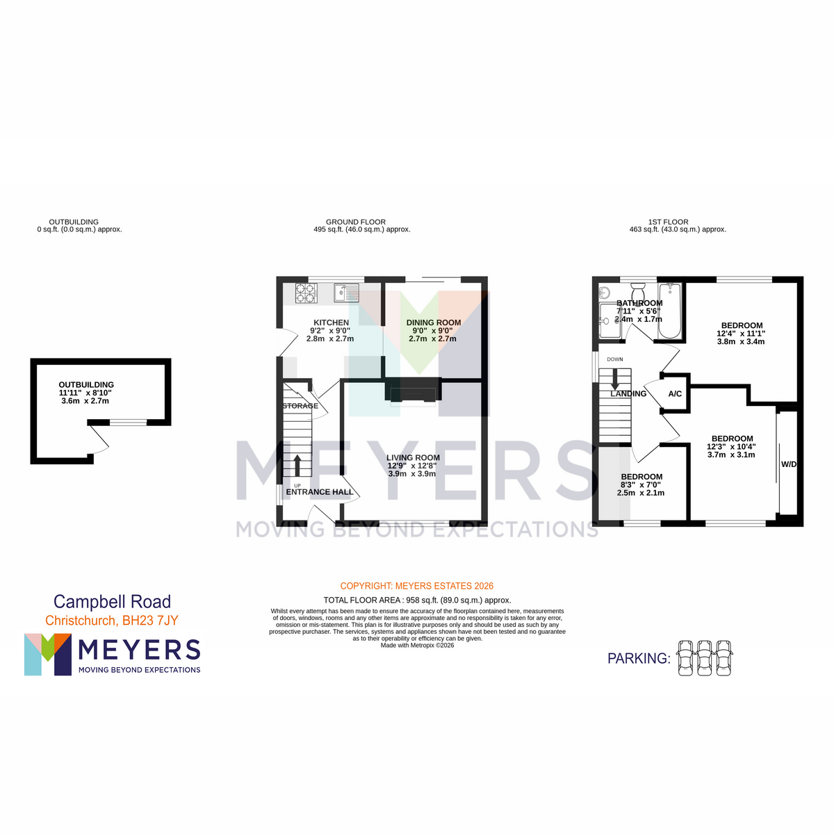 28, Campbell Road, Christchurch floorplan