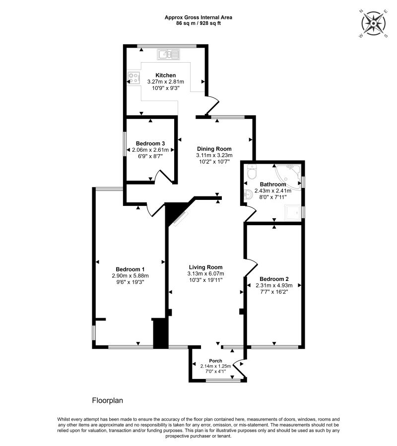 30, Ancton Way, Bognor Regis floorplan