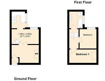 2 Bedrooms Terraced house to rent in New Hall Lane, Preston PR1