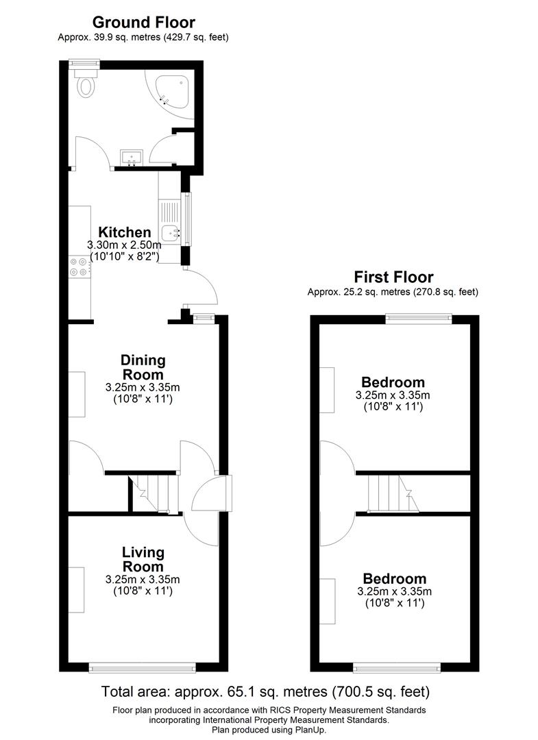 Whitehorse Lane, London floorplan