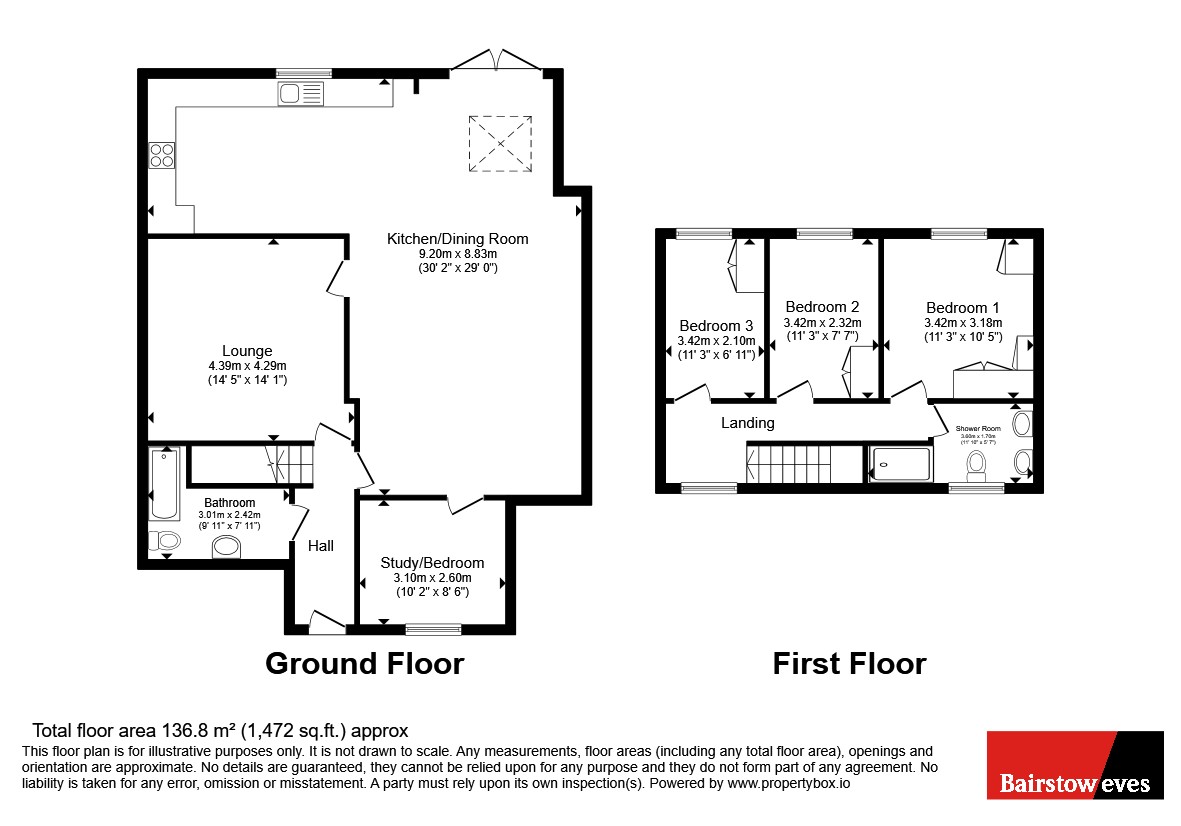 2, Wordsworth Close, Essex floorplan