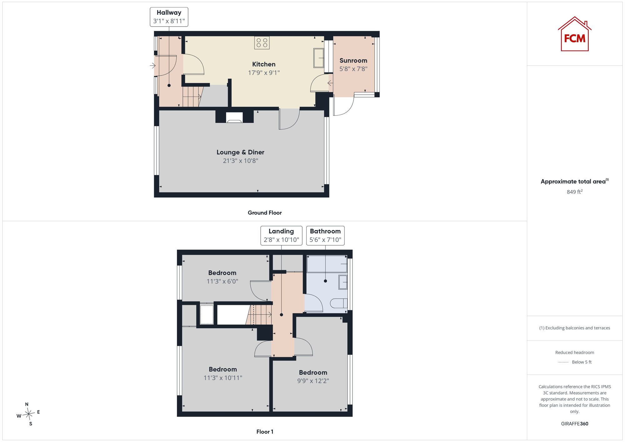 21 The Rowans, Egremont floorplan