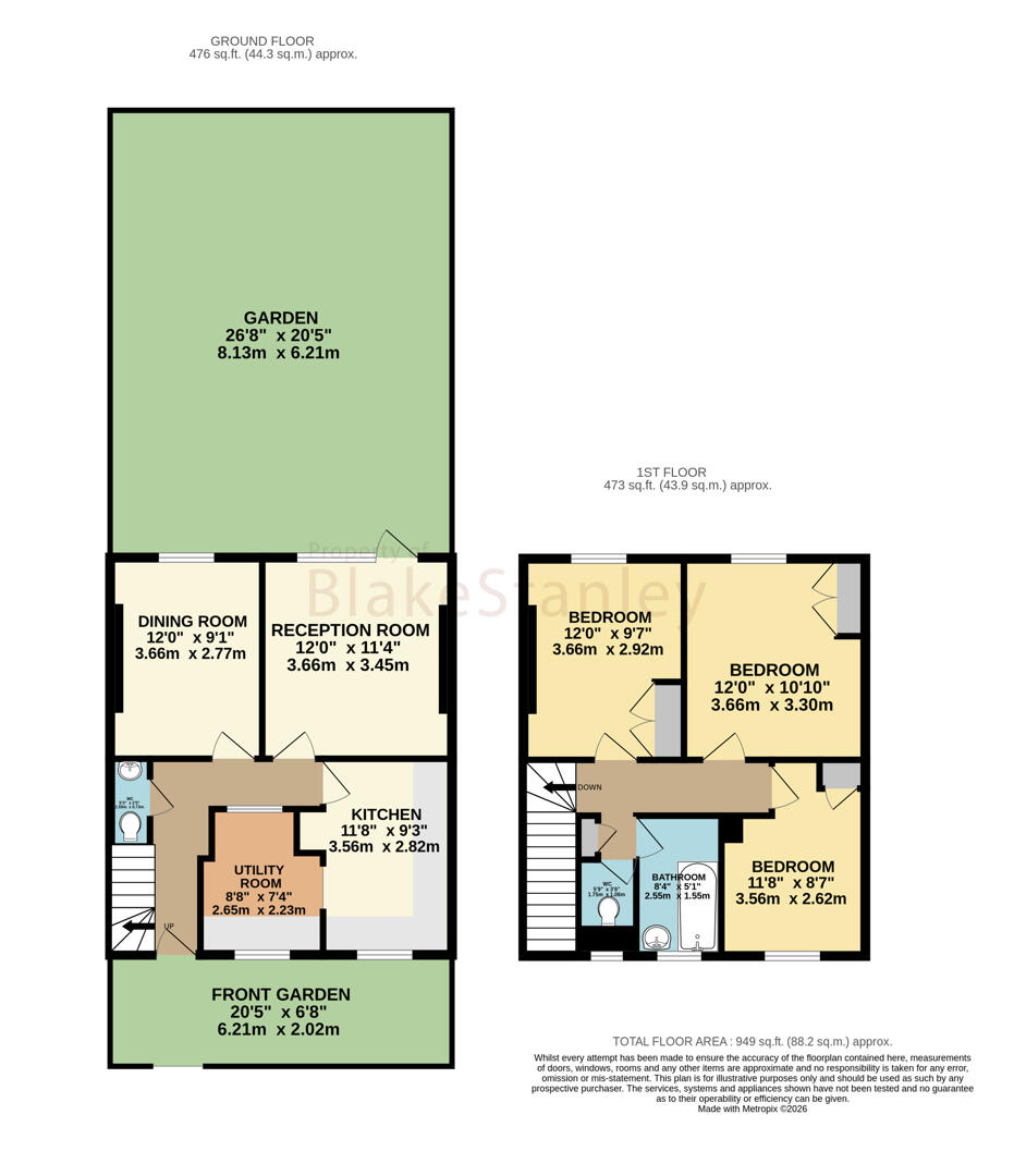 Mapledene Road, London floorplan