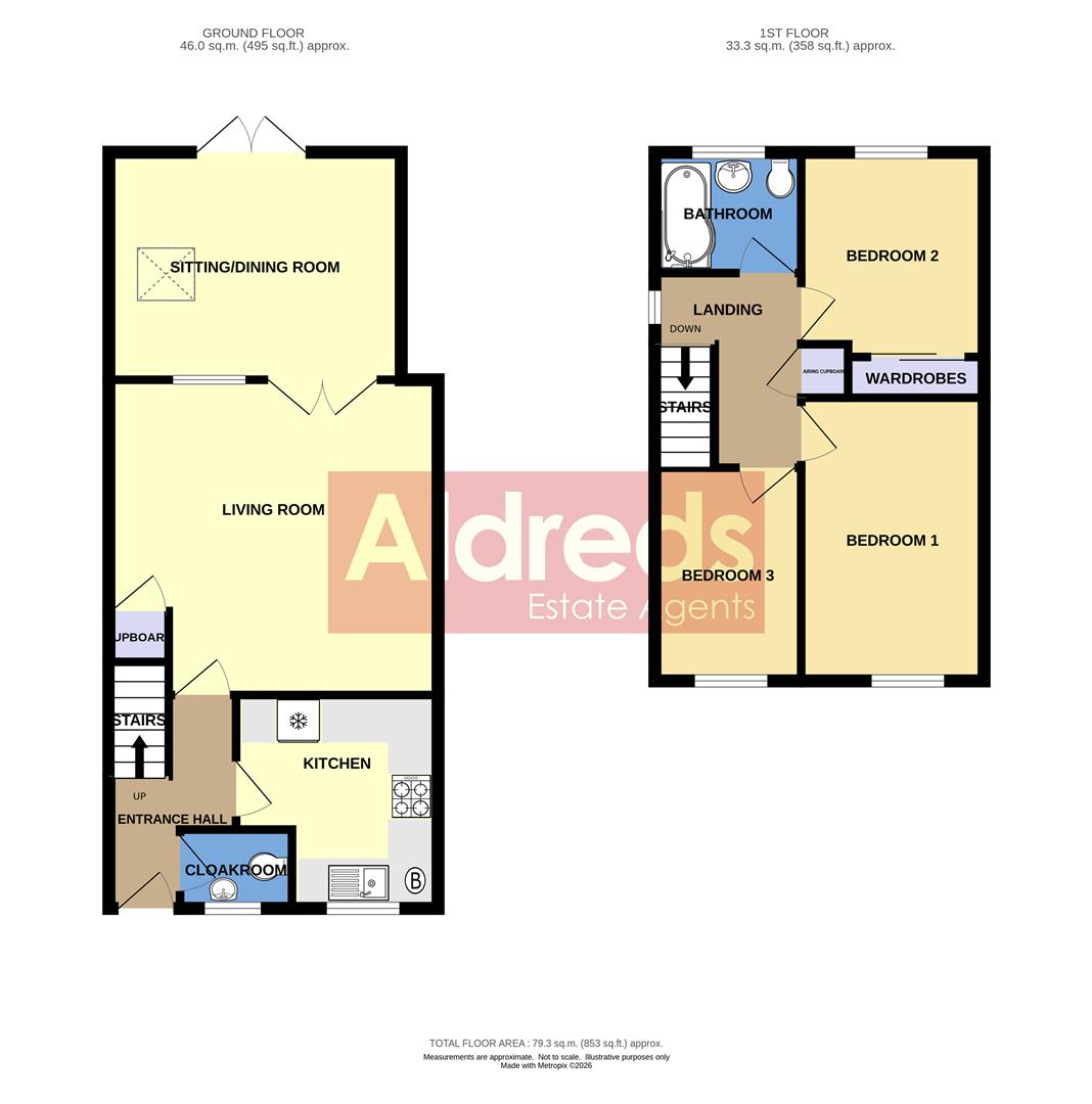 6, Admirals Quay, Great Yarmouth floorplan