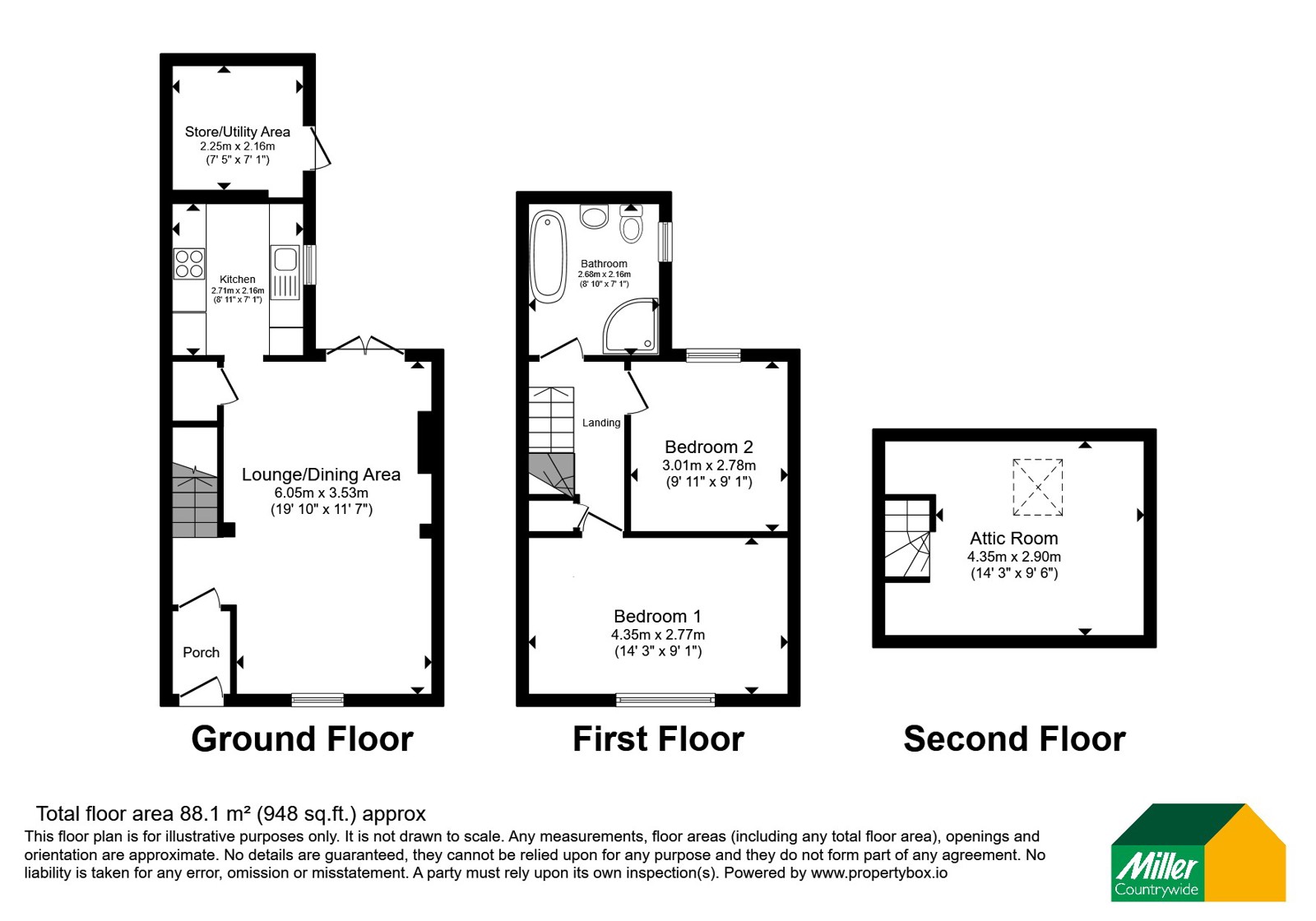 6, High Street, Cornwall floorplan