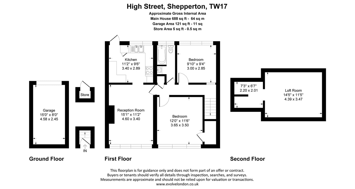 106a, High Street, Shepperton floorplan