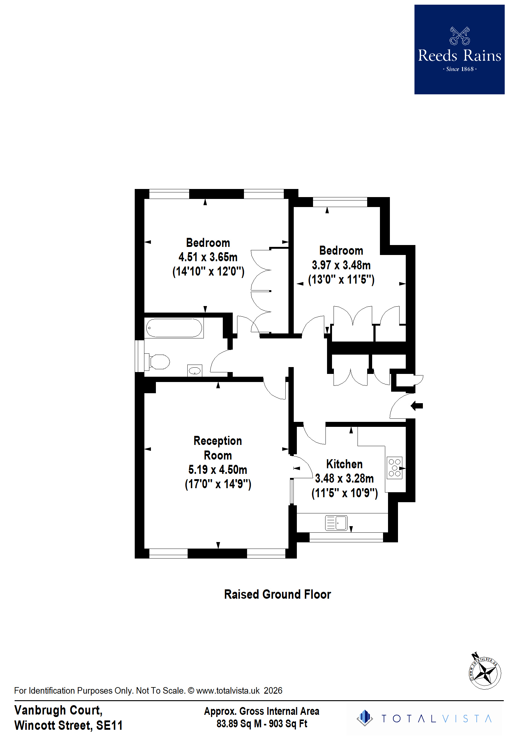 Wincott Street, London floorplan