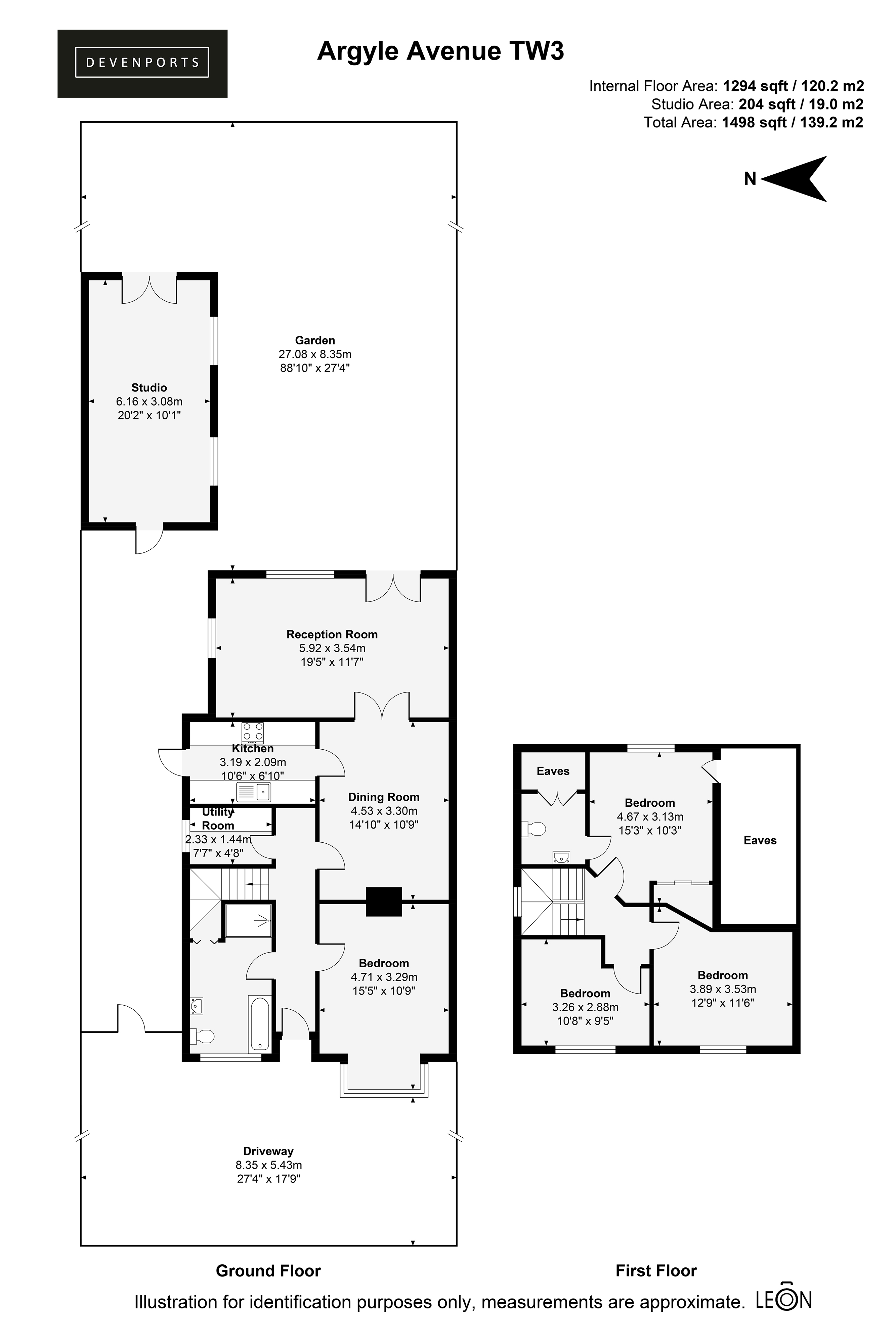 84, Argyle Avenue, Hounslow floorplan