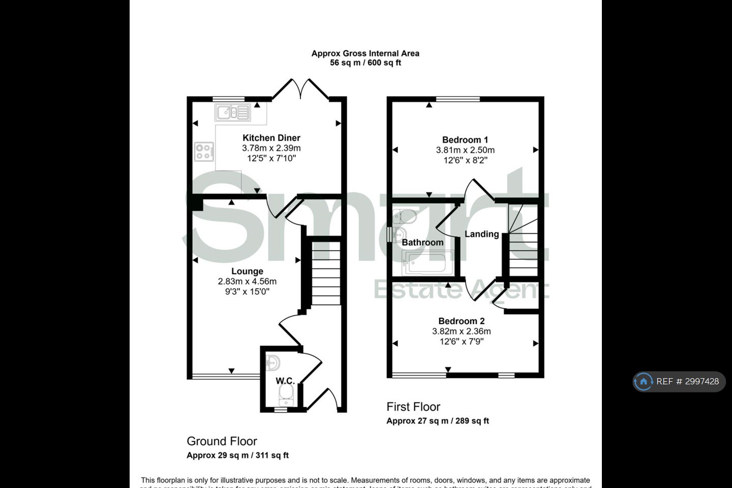 A Brooks Warren, Cranbrook, Exeter floorplan