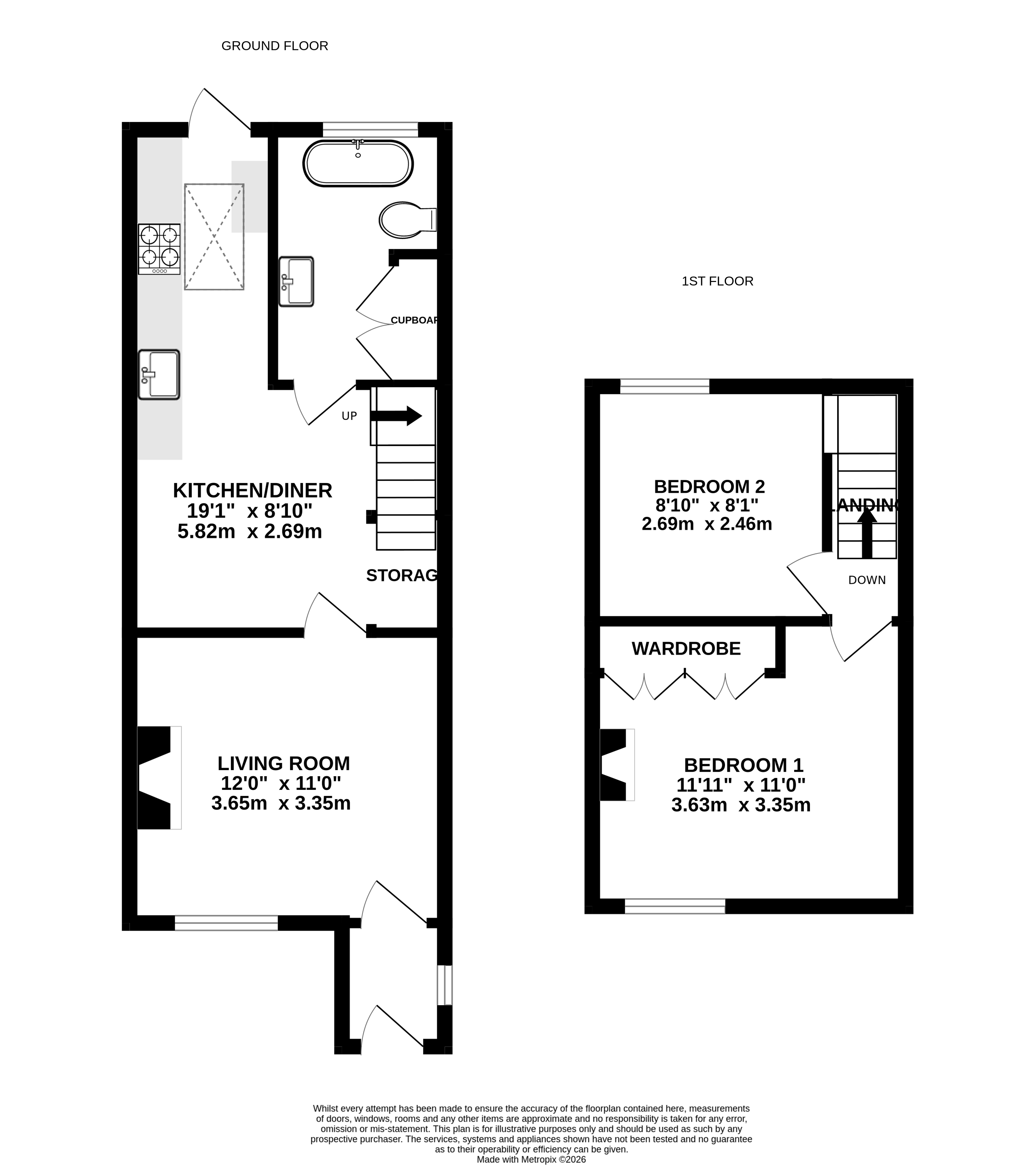 3, Bedford Lane, Camberley floorplan