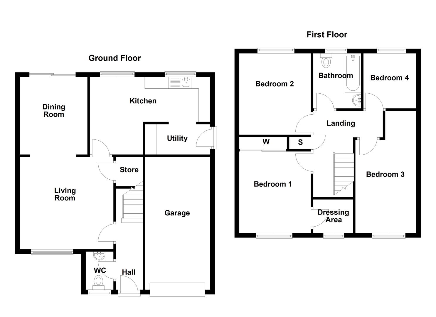 26, High Street, Mow Cop floorplan