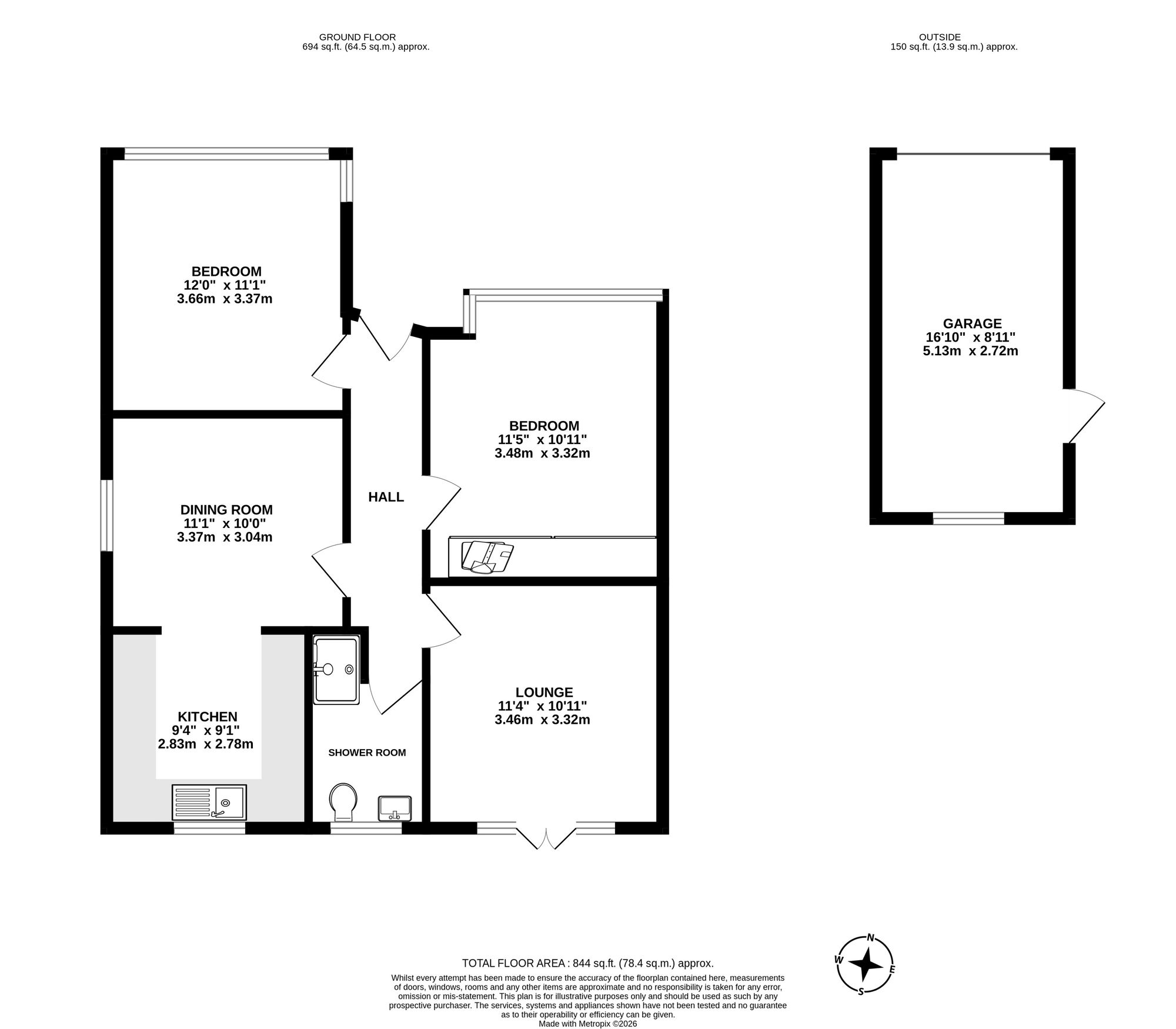 104 Penrose Avenue, Watford floorplan