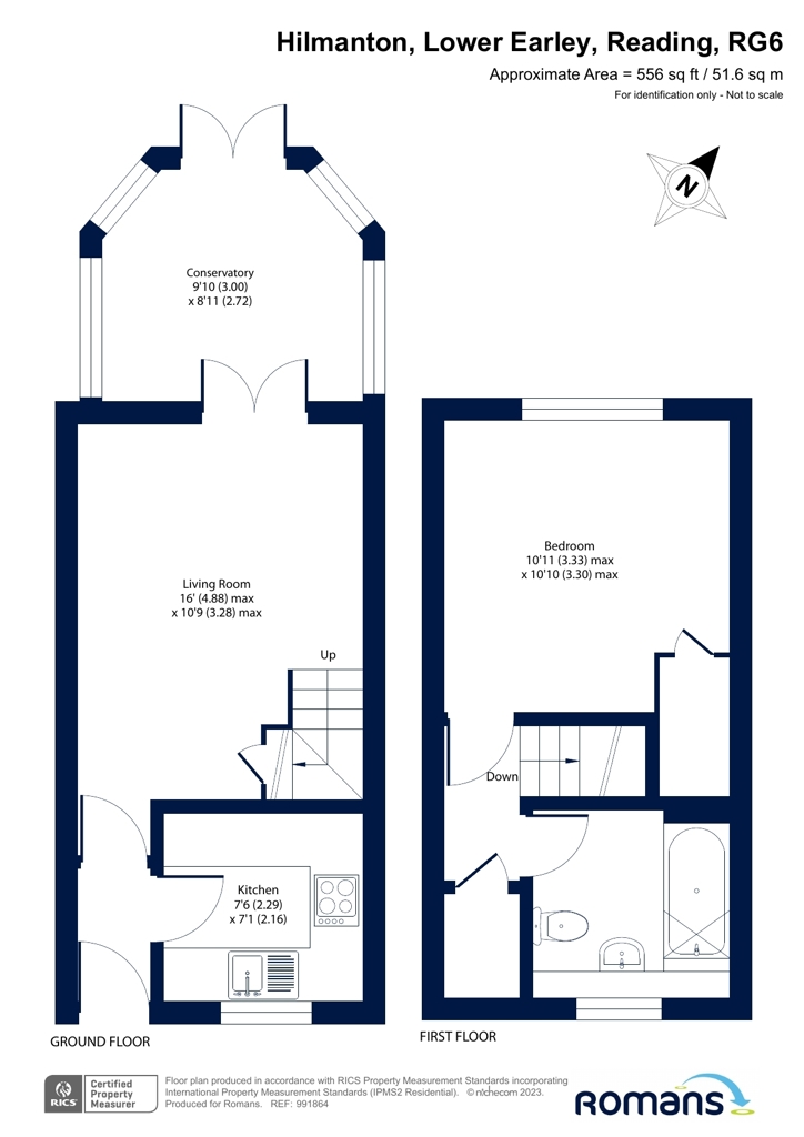 Hilmanton, Lower Earley, Reading RG6, 1 bedroom terraced house for sale