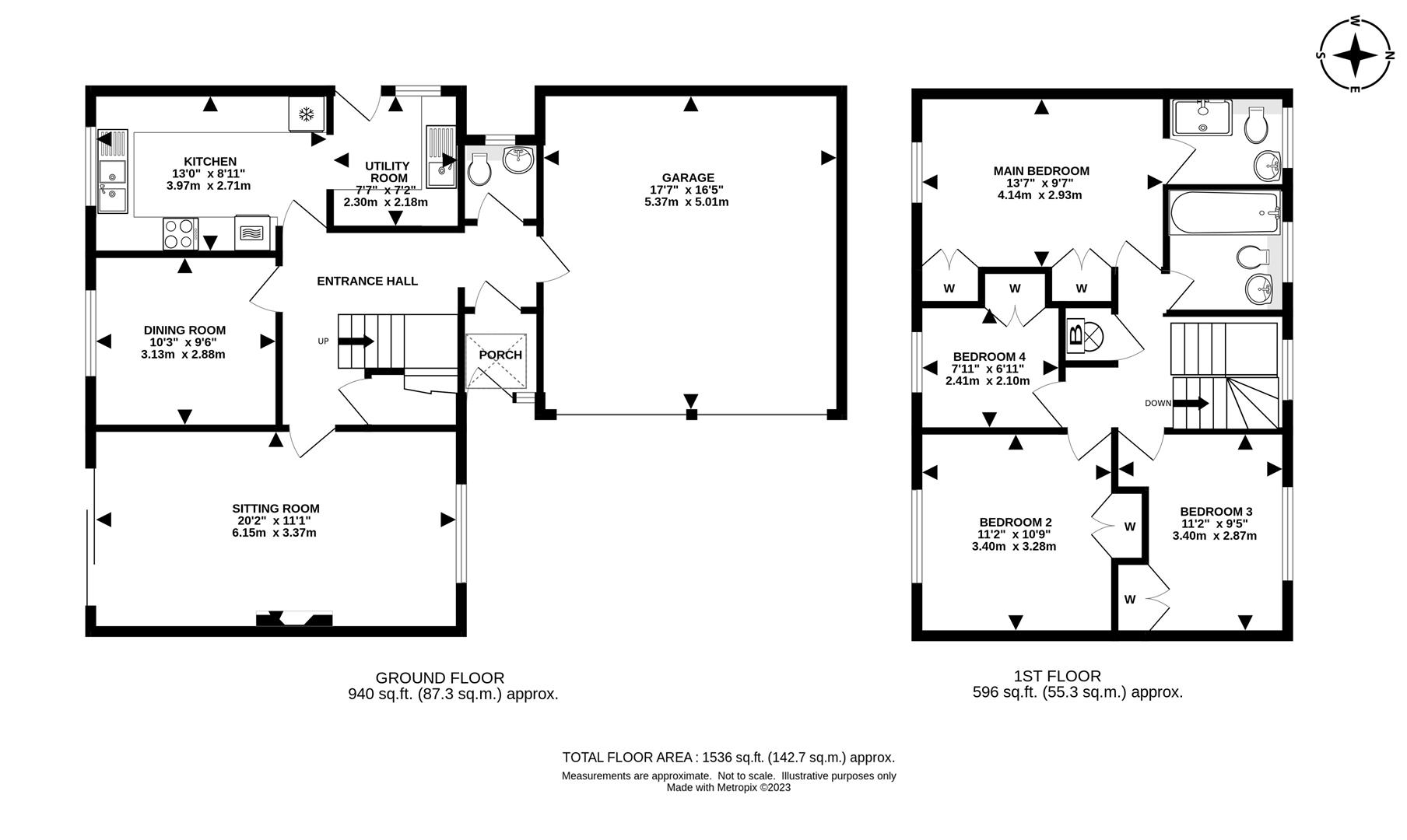 10, Meare Close, Tadworth floorplan