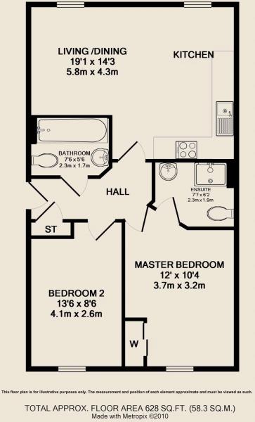 2 Bedrooms Flat to rent in De Soissons Close, Welwyn Garden City AL8