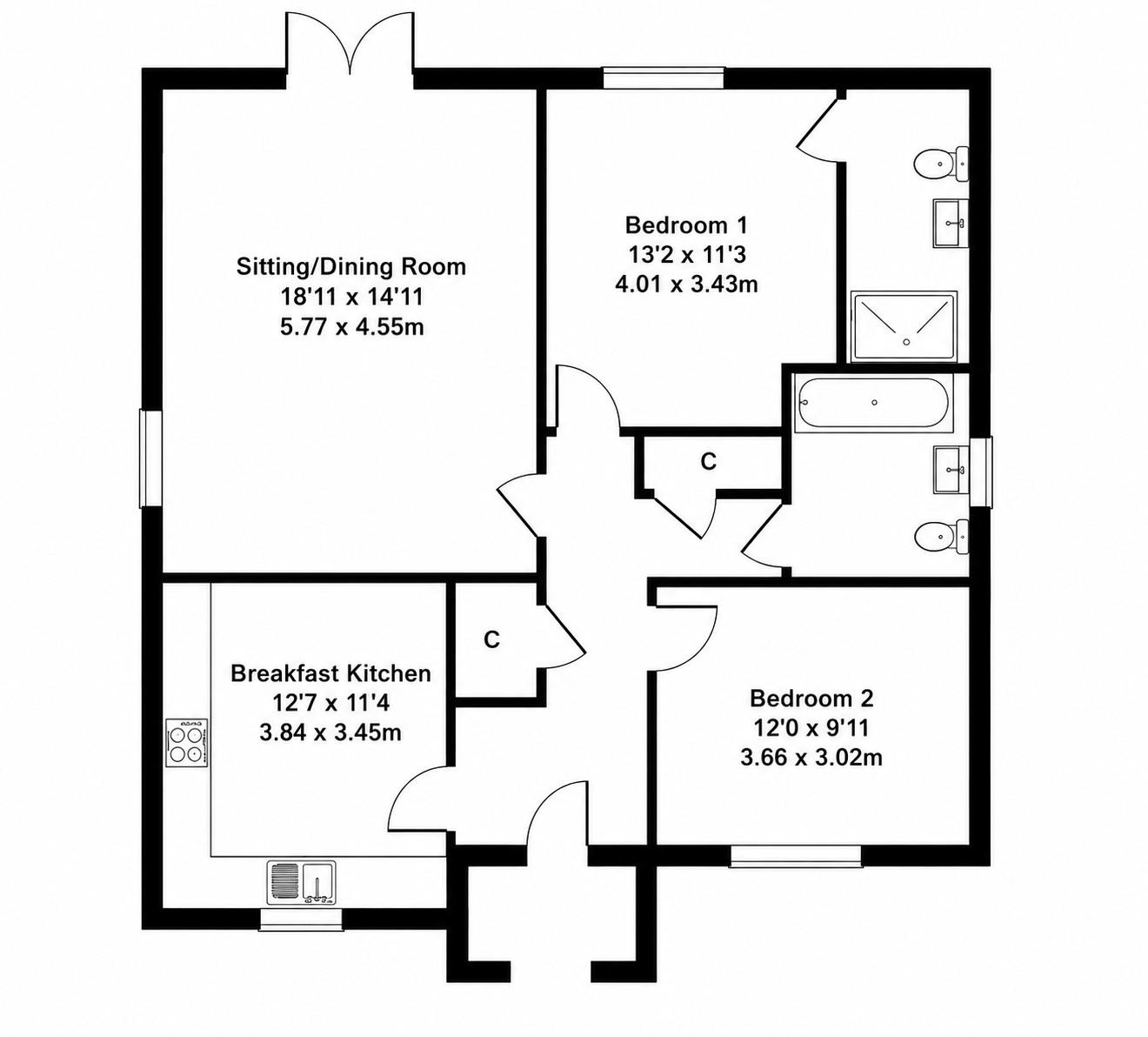 15, Lacey Street, Nottingham floorplan