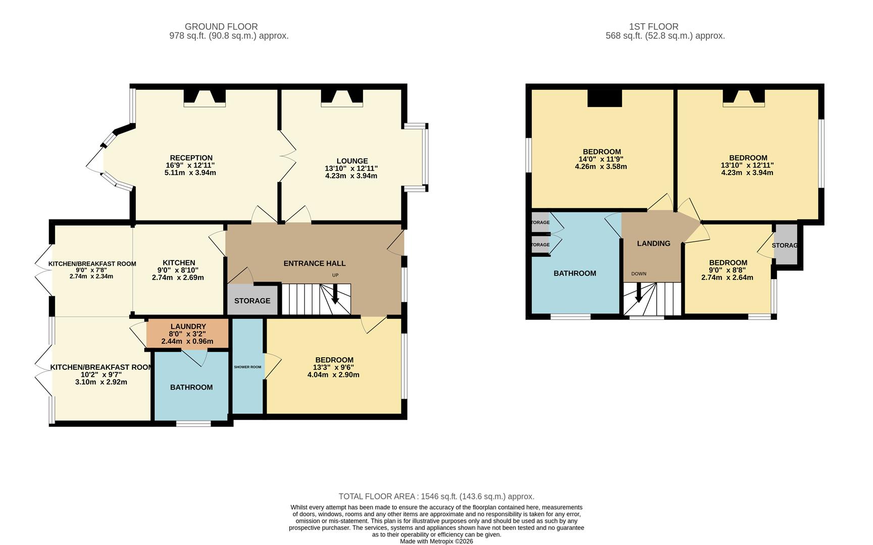 21, Beaumont Road, Worthing floorplan