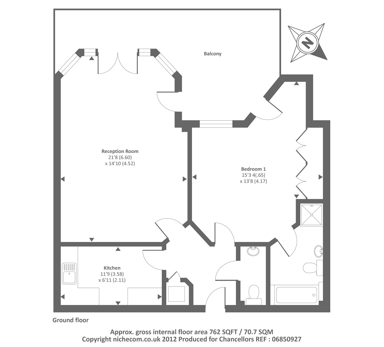 1 Bedrooms Flat to rent in Grand Regency Height, Ascot SL5