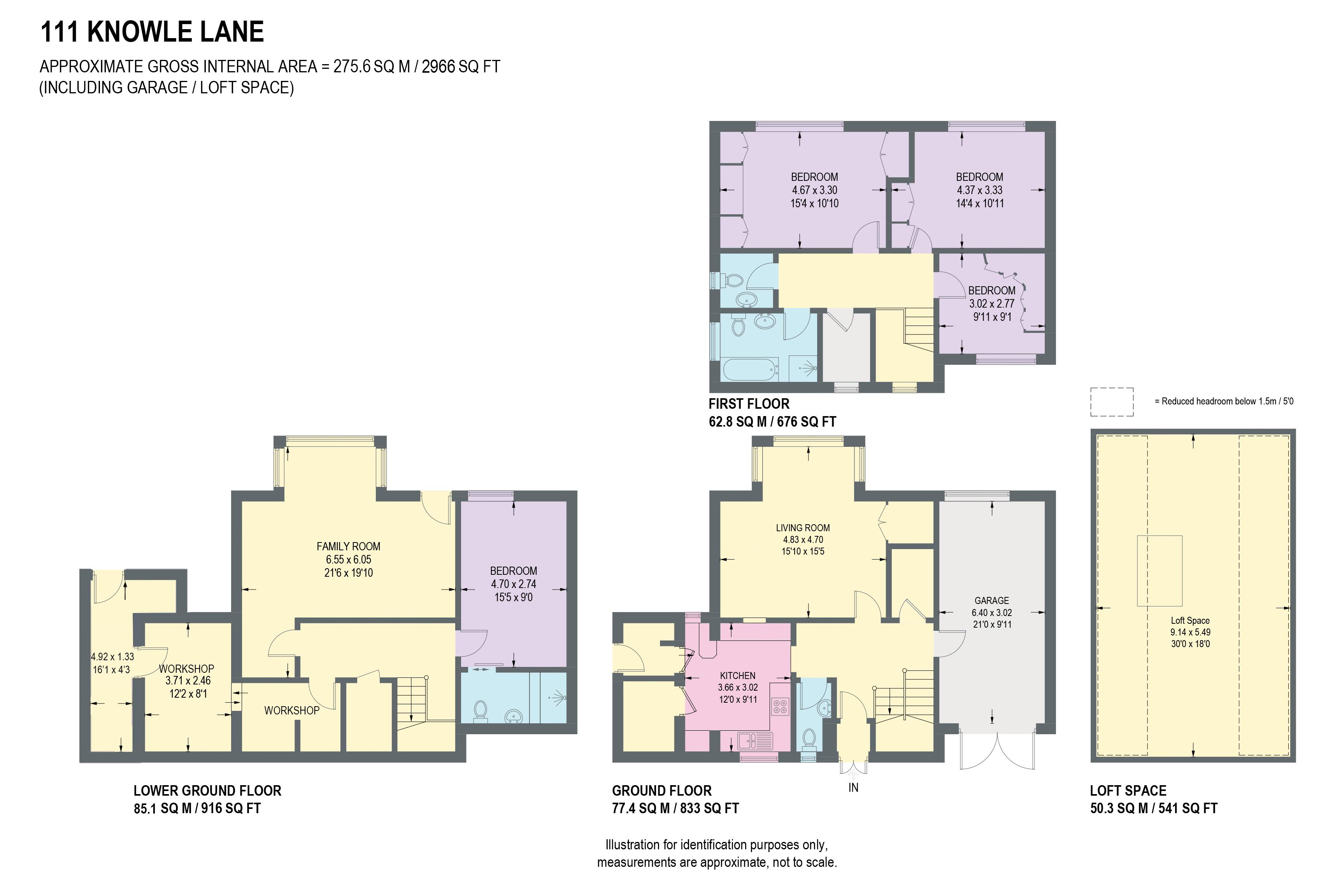 111, Knowle Lane, Sheffield floorplan