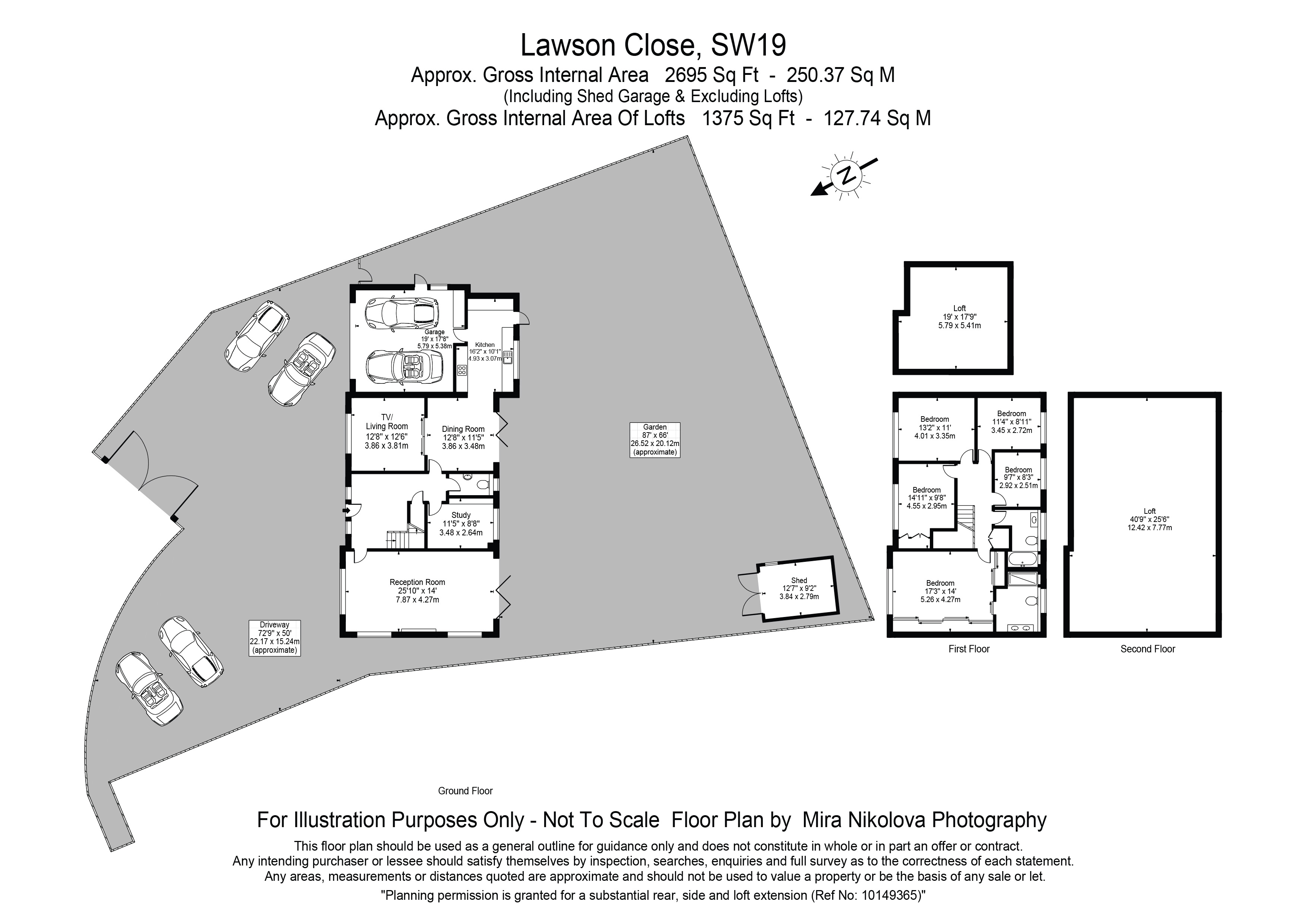4, Lawson Close, London floorplan