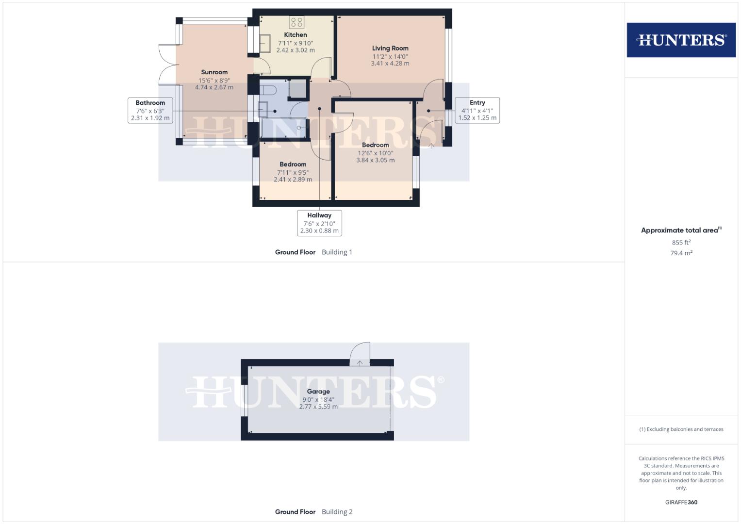 4, Carroway Close, Bridlington floorplan