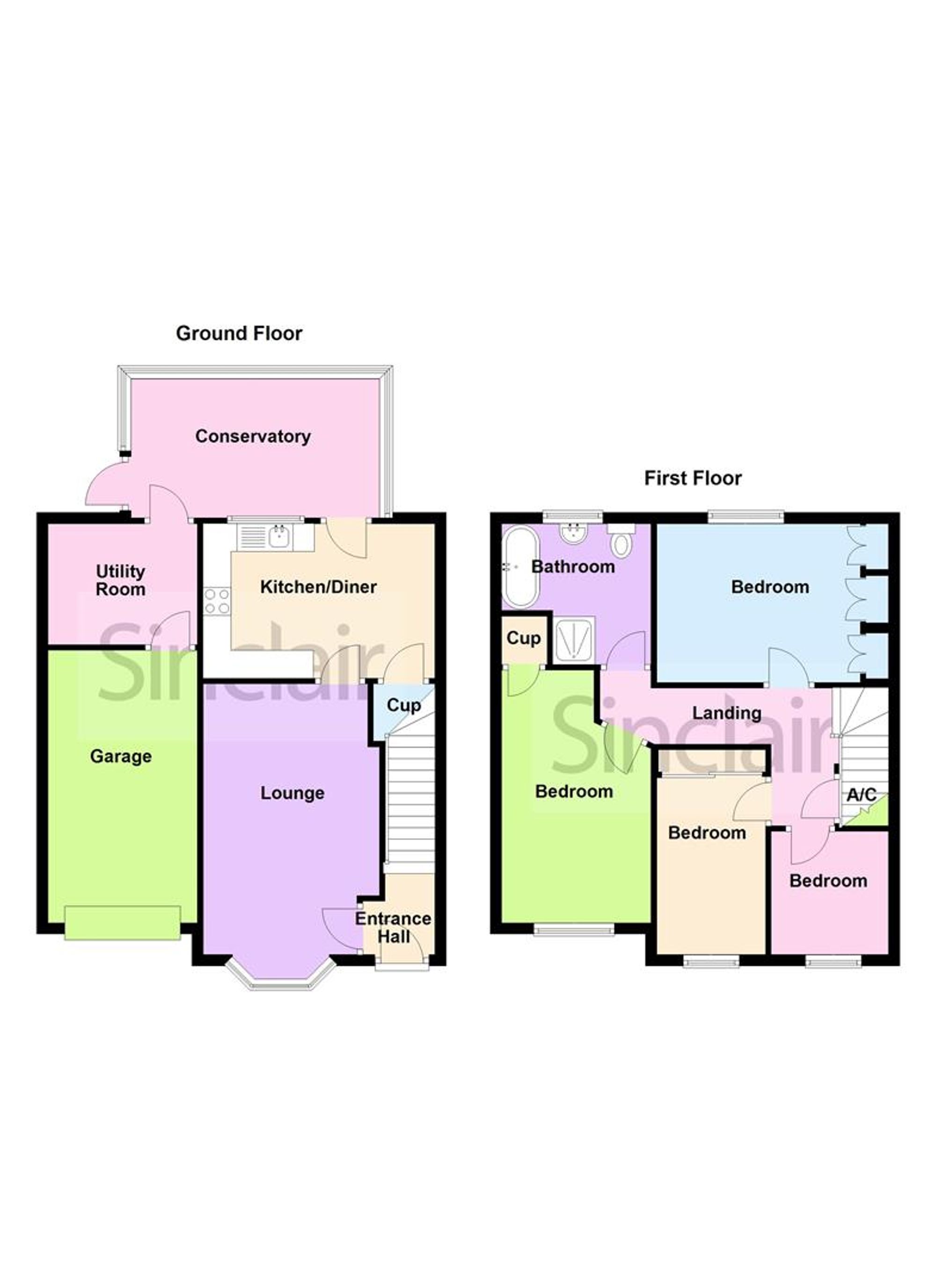 28 Channing Way, Coalville floorplan