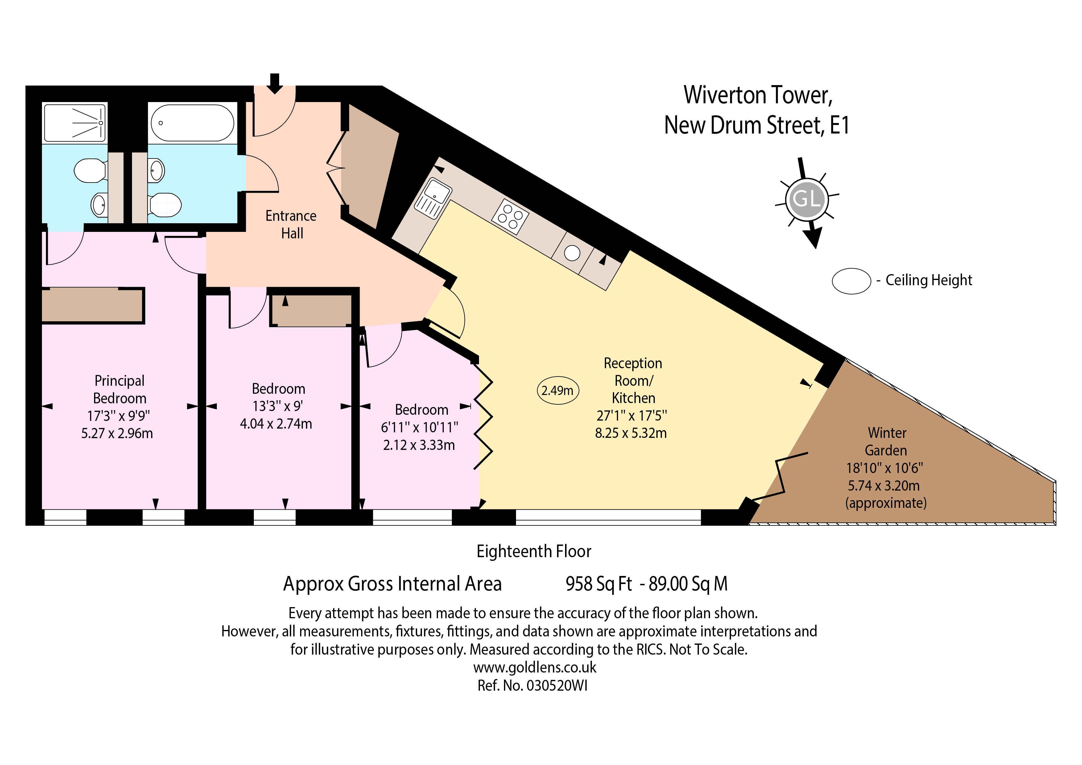 Wiverton Tower, London floorplan