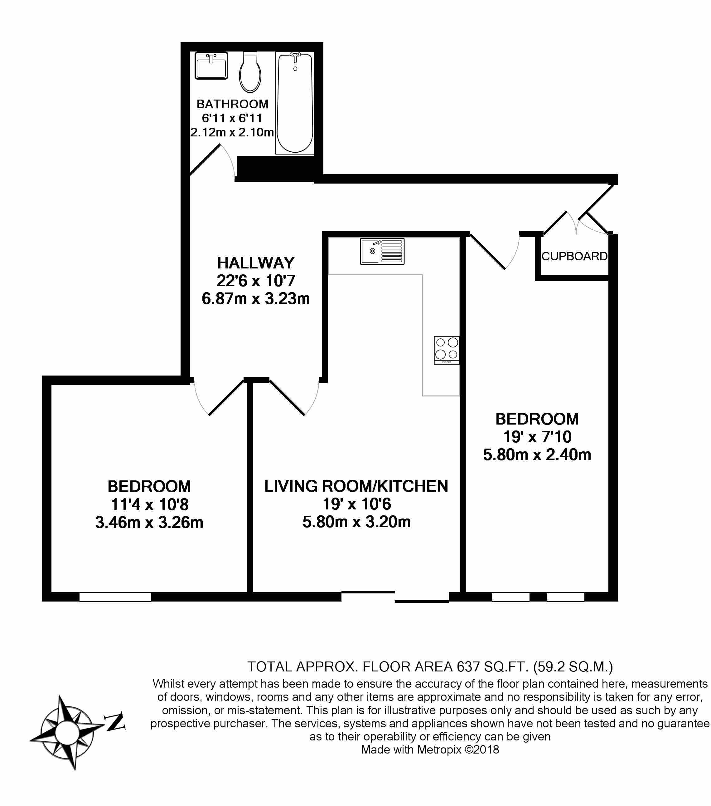 2 Bedrooms Flat to rent in West End Lane, West Hampstead, London NW6