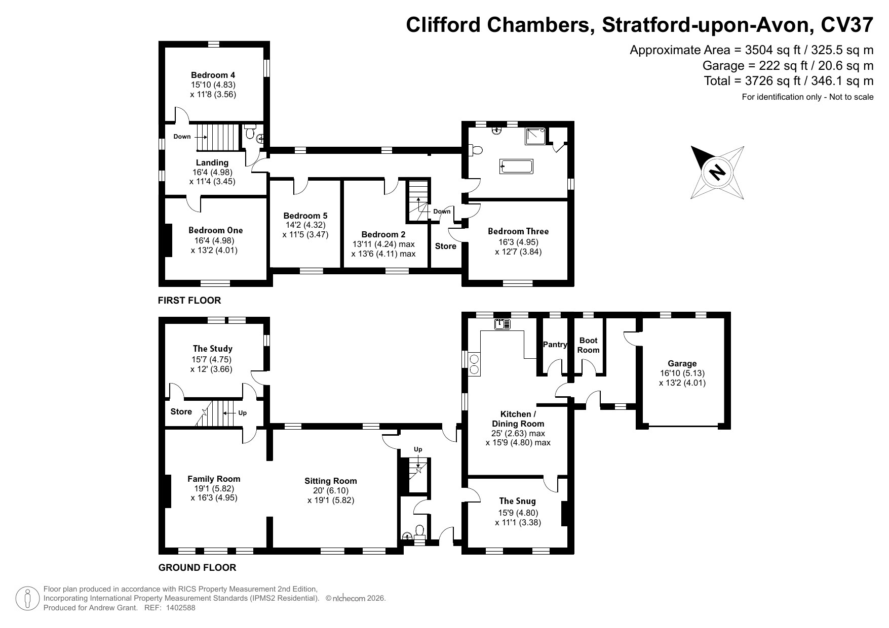 The Old Rectory, Stratford-Upon-Avon floorplan