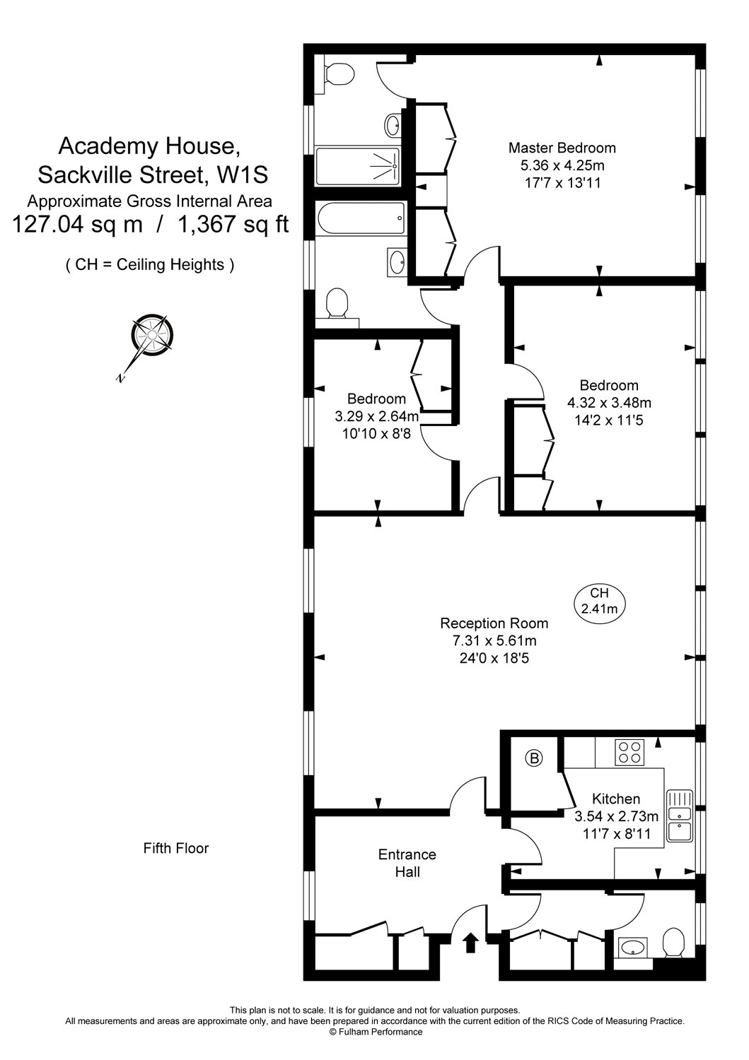 3 Bedrooms Flat to rent in Sackville Street, Mayfair, London W1S