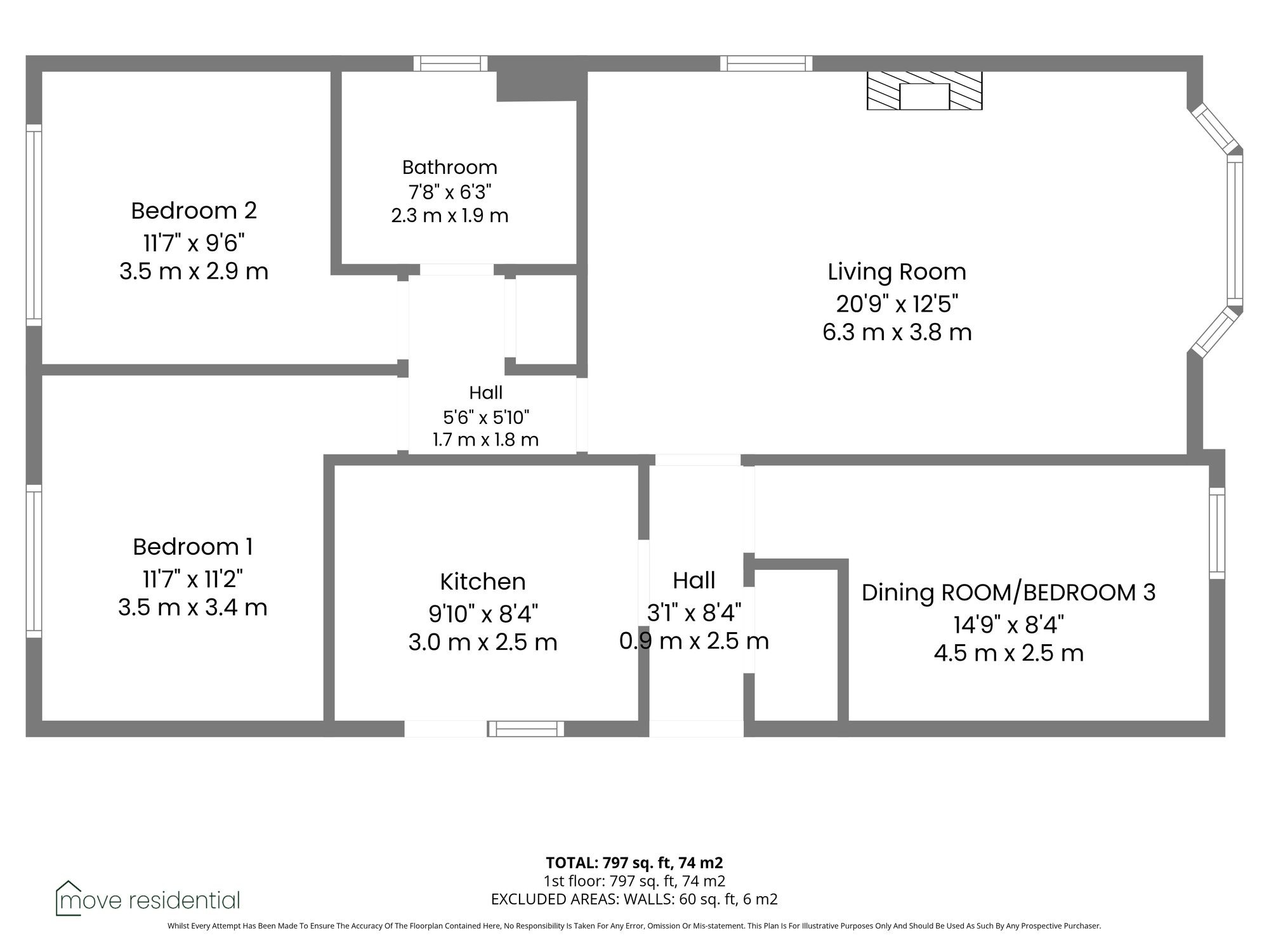 64 Herdman Close, Liverpool floorplan